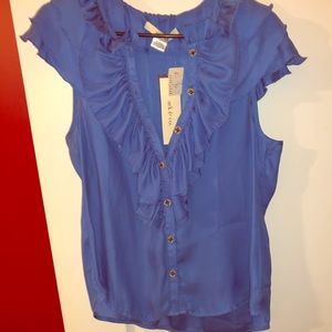 Ark & Co. ruffle blouse